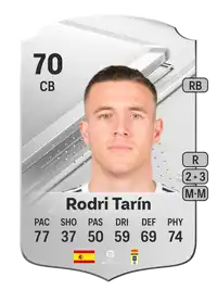 Rodri Tarín Rare 70 Overall Rating