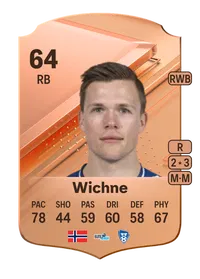 Eirik Wichne Rare 64 Overall Rating