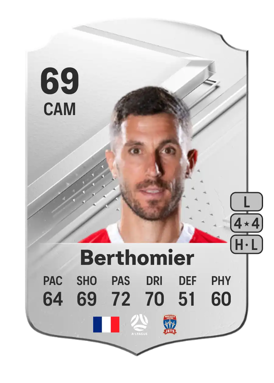 Jason Berthomier Rare 69 Overall Rating