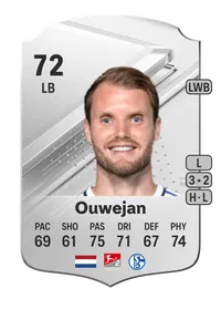 Thomas Ouwejan Rare 72 Overall Rating