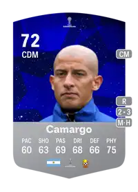 Alejandro Camargo CONMEBOL Sudamericana 72 Overall Rating