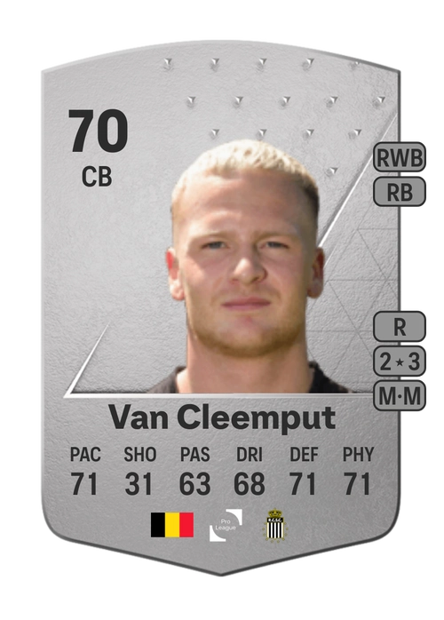 EA FC 24 Jules Van Cleemput 70