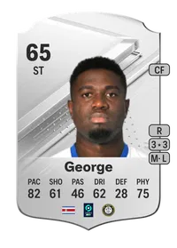 Mayron George Rare 65 Overall Rating