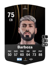 Alexander Barboza CONMEBOL Libertadores 75 Overall Rating