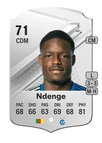 Tsiy-William Ndenge Rare 71 Overall Rating