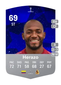 Diego Herazo CONMEBOL Sudamericana 69 Overall Rating