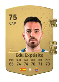 Edu Expósito Common 75 Overall Rating