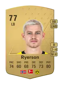 Julian Ryerson Common 77 Overall Rating