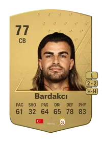 Abdülkerim Bardakcı Common 77 Overall Rating