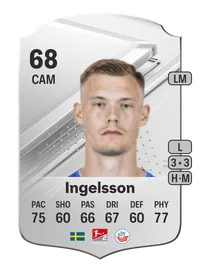 Svante Ingelsson Rare 68 Overall Rating