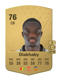Mouctar Diakhaby Common 76 Overall Rating