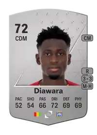 Amadou Diawara Common 72 Overall Rating