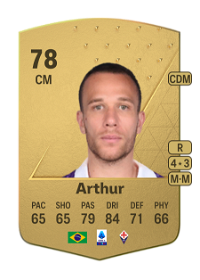 Arthur Common 78 Overall Rating