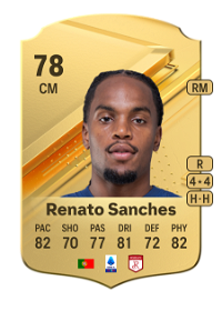 Renato Sanches Rare 78 Overall Rating