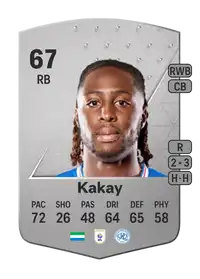 Osman Kakay Common 67 Overall Rating