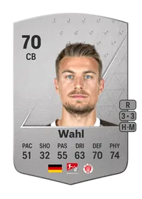 Hauke Wahl Common 70 Overall Rating