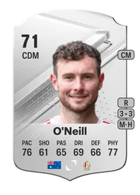 Aiden O'Neill Rare 71 Overall Rating