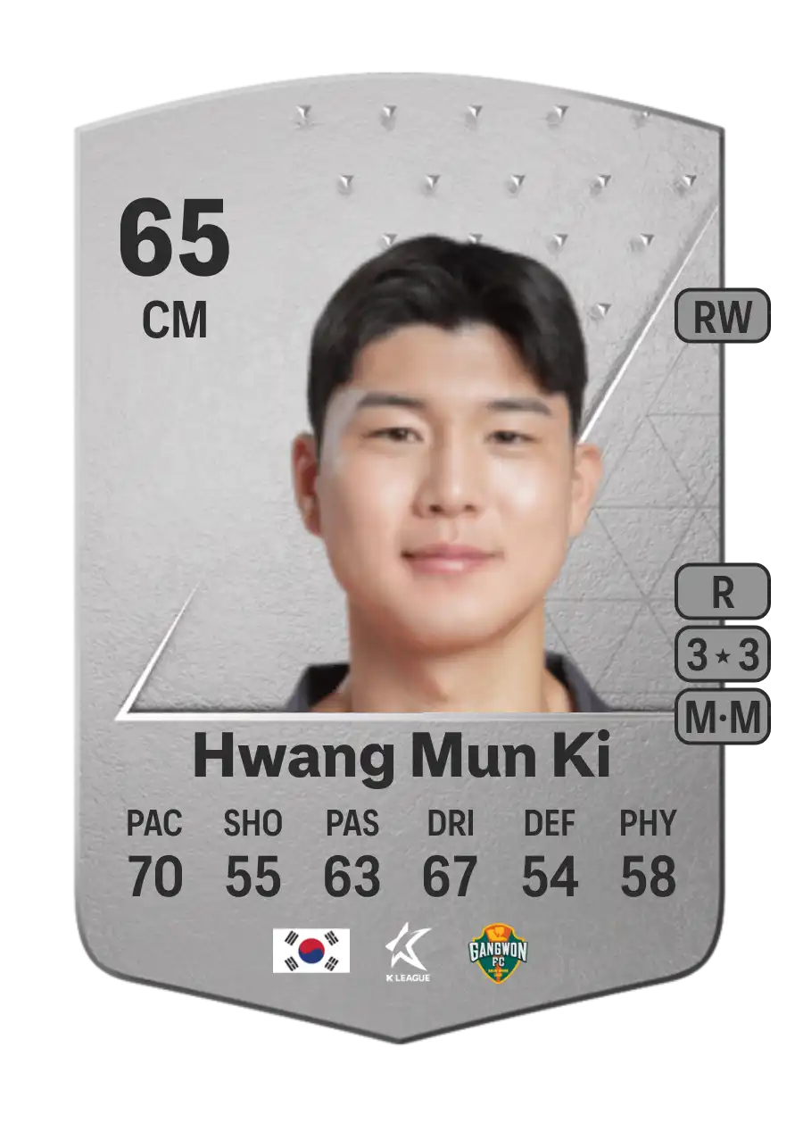Hwang Mun Ki Common 65 Overall Rating