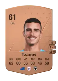 Nik Tzanev Common 61 Overall Rating