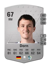 Pius Dorn Common 67 Overall Rating