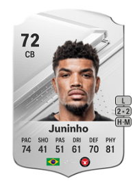 Juninho Rare 72 Overall Rating