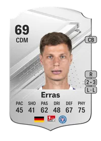 Patrick Erras Rare 69 Overall Rating