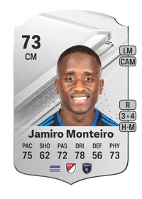 Jamiro Monteiro Rare 73 Overall Rating