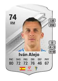 Iván Alejo Rare 74 Overall Rating