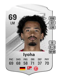 Emmanuel Iyoha Rare 69 Overall Rating