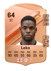 Jonathan Leko Rare 64 Overall Rating