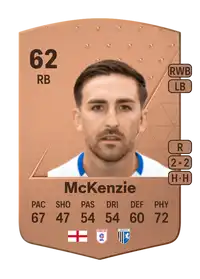 Robbie McKenzie Common 62 Overall Rating