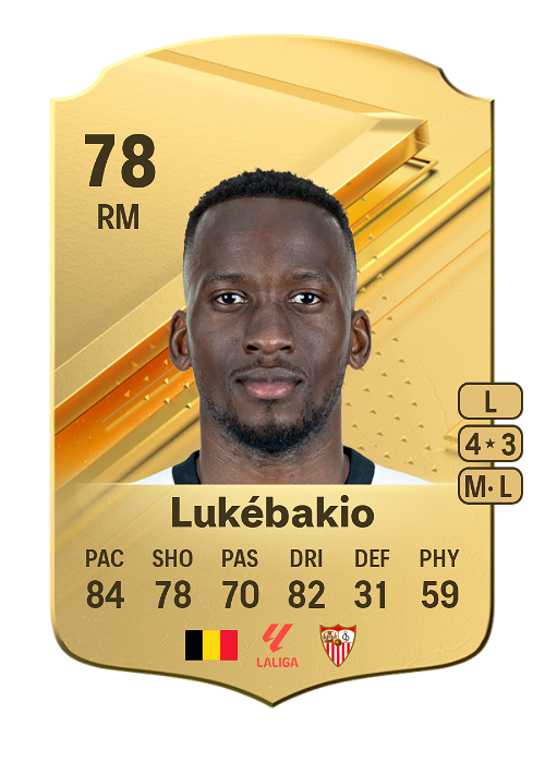 EA FC 24 Dodi Lukébakio 78