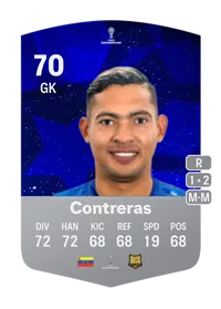 José Contreras CONMEBOL Sudamericana 70 Overall Rating