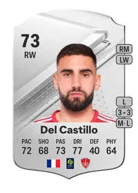 Romain Del Castillo Rare 73 Overall Rating