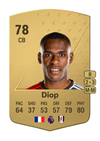 Issa Diop Common 78 Overall Rating