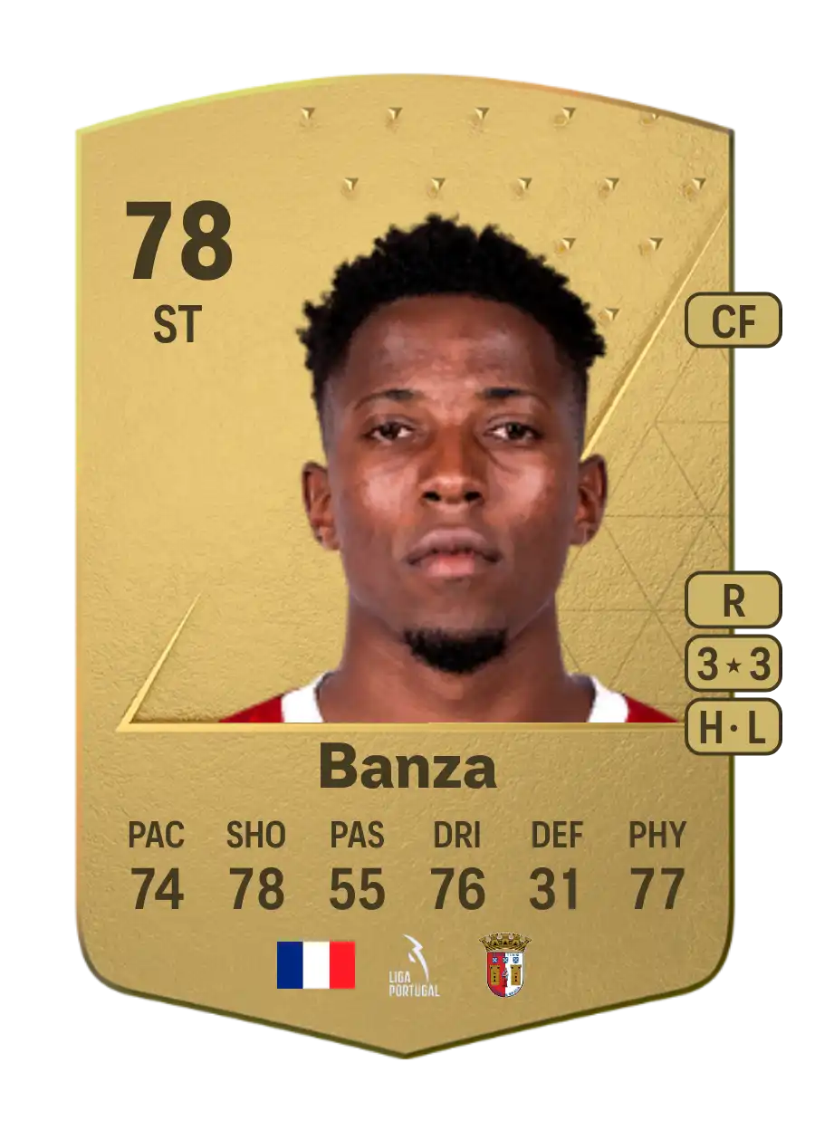 Simon Banza Common 78 Overall Rating