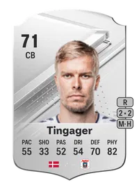 Frederik Tingager Rare 71 Overall Rating