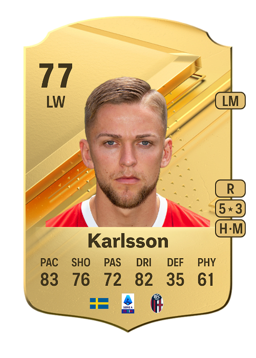 EA FC 24 Jesper Karlsson 77