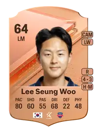 Lee Seung Woo Rare 64 Overall Rating