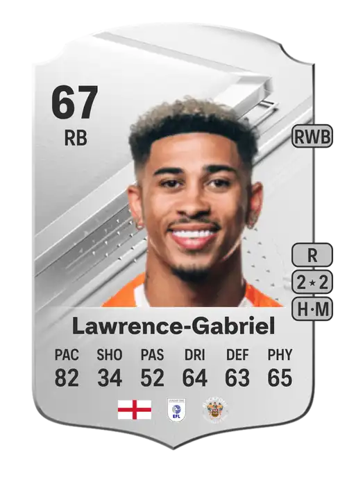 EA FC 24 Jordan Lawrence-Gabriel 67