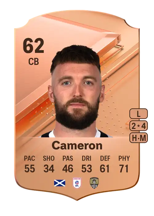 EA FC 24 Kyle Cameron 62