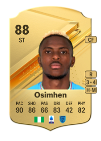 Victor Osimhen Rare 88 Overall Rating