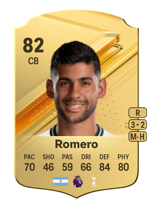 EA FC 24 Cristian Romero 82