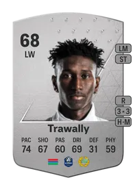 Bubacarr Trawally Common 68 Overall Rating