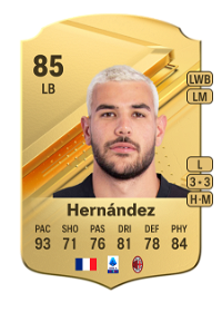 Theo Hernández Rare 85 Overall Rating
