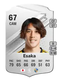 Ataru Esaka Rare 67 Overall Rating