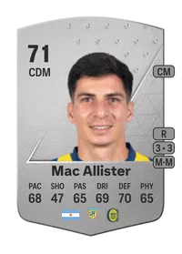 Francis Mac Allister Common 71 Overall Rating