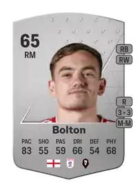 Luke Bolton Common 65 Overall Rating