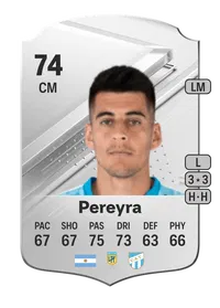 Joaquín Pereyra Rare 74 Overall Rating