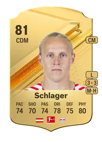 Xaver Schlager Rare 81 Overall Rating